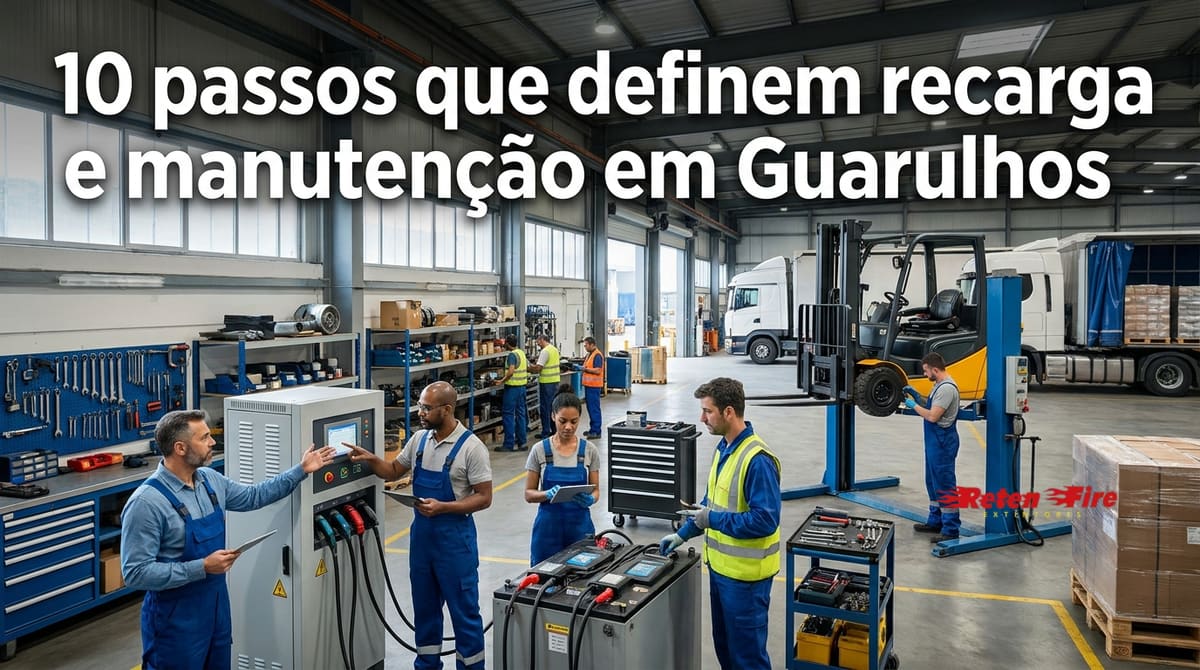 10 passos que definem recarga e manutenção em Guarulhos