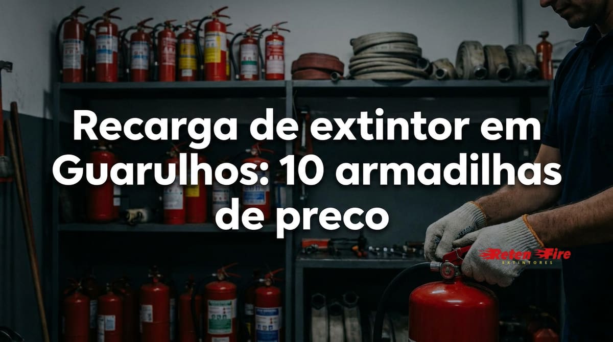 Recarga de extintor em Guarulhos: 10 armadilhas de preço