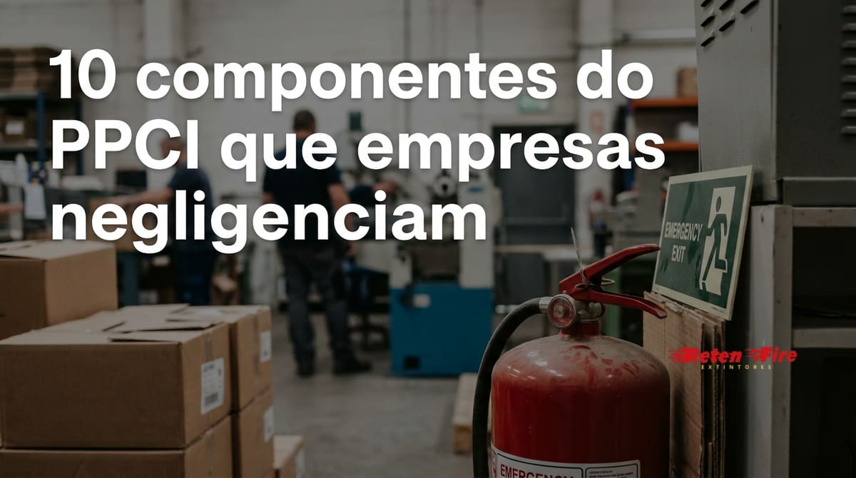 10 componentes do PPCI que empresas negligenciam