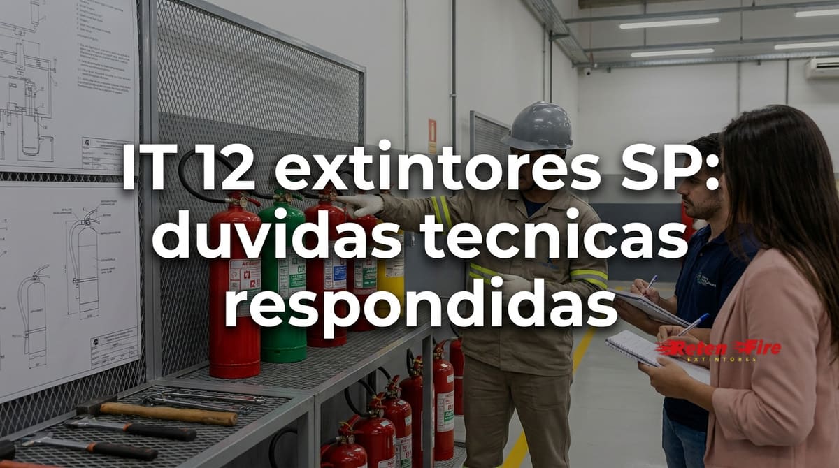 IT 12 extintores SP: dúvidas técnicas respondidas