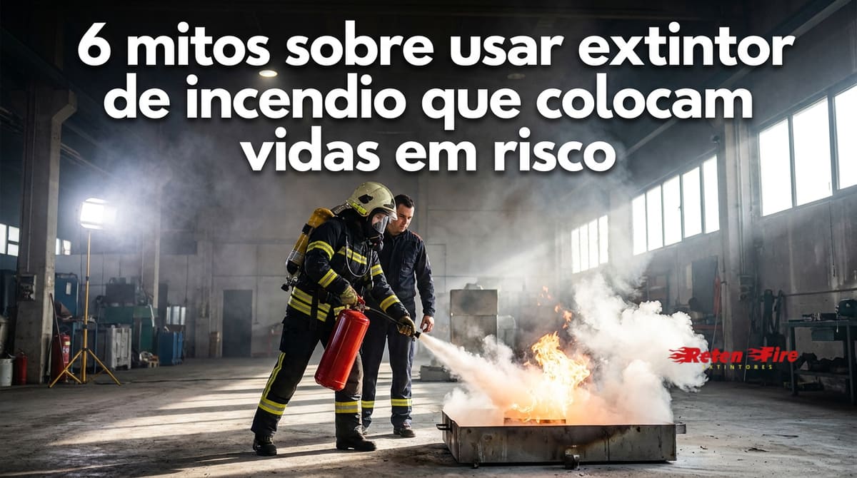 6 mitos sobre usar extintor de incêndio que colocam vidas em risco