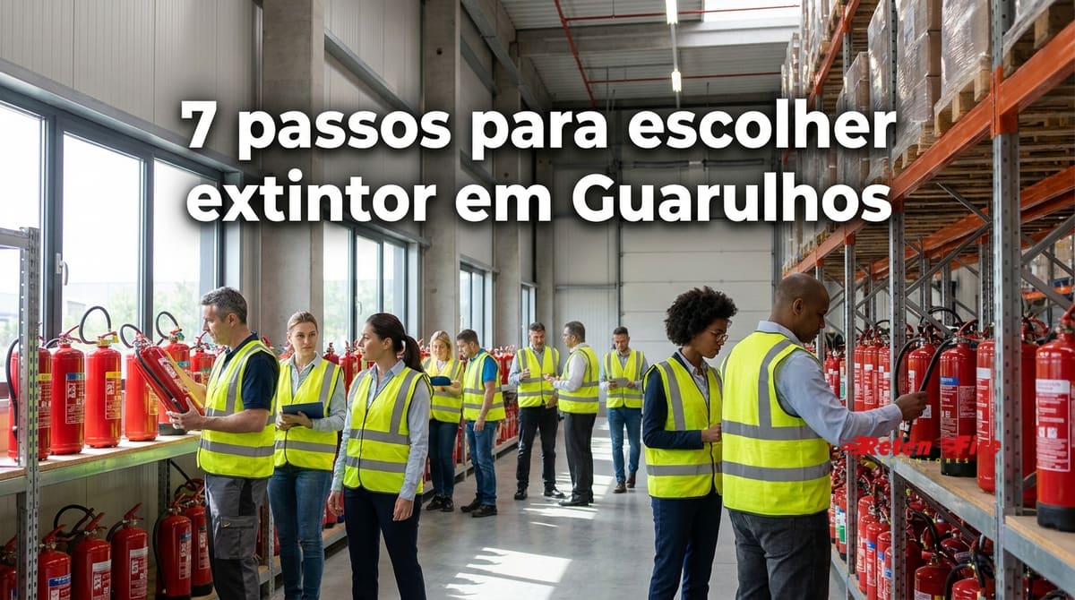 7 passos para escolher extintor em Guarulhos