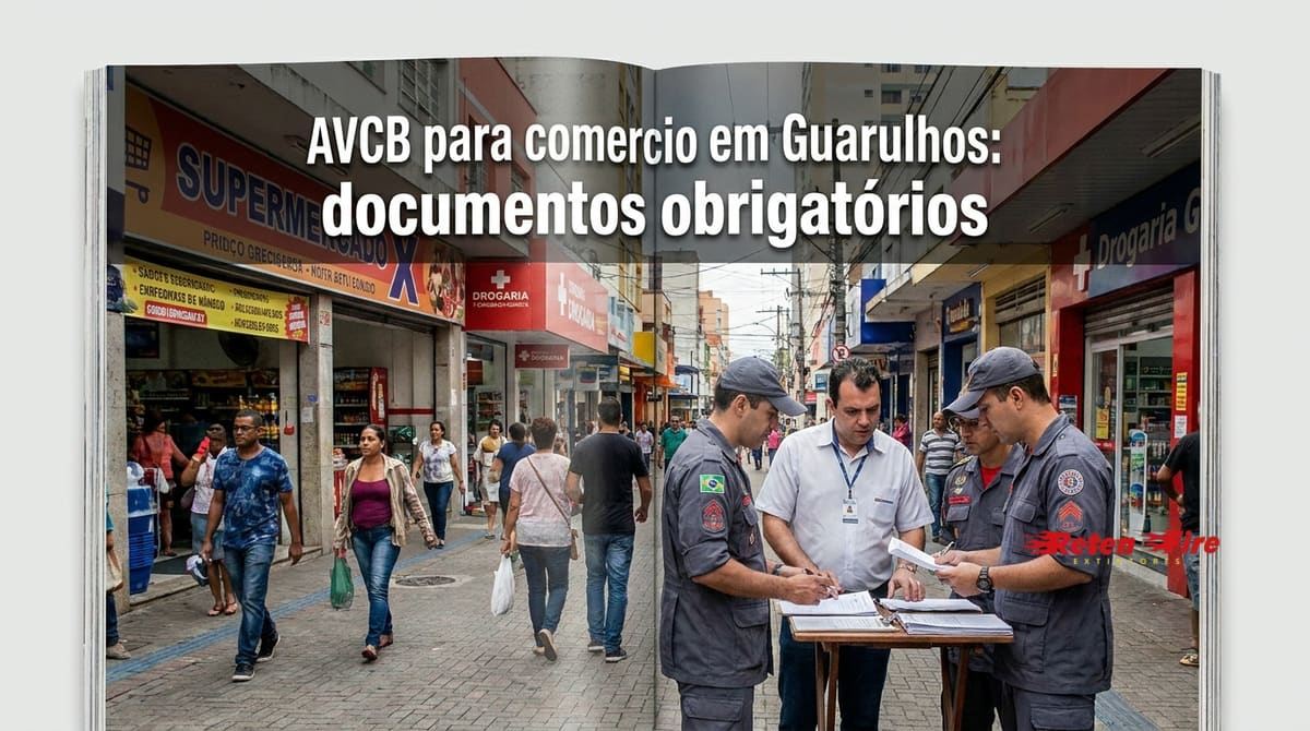 AVCB para comércio em Guarulhos: documentos obrigatórios