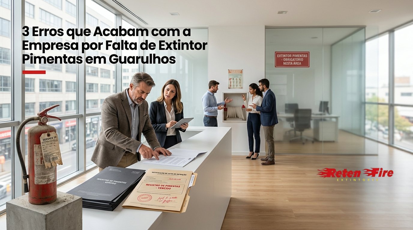 3 Erros que Acabam com a Empresa por Falta de Extintor Pimentas em Guarulhos
