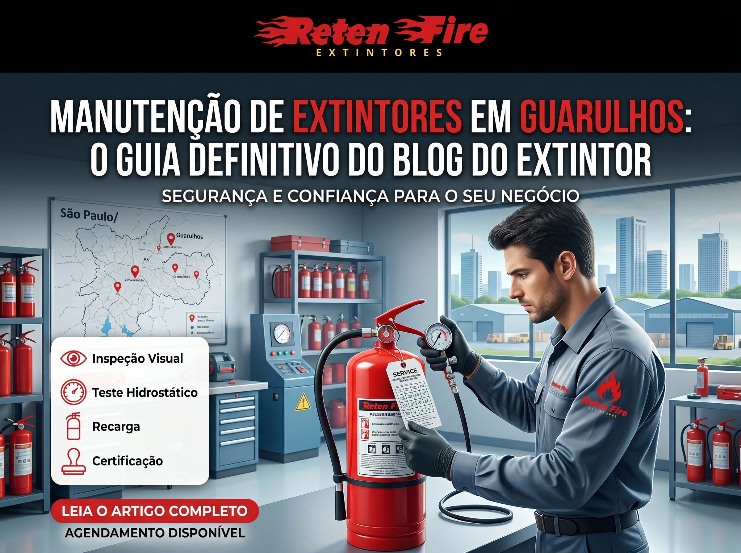 Manutenção de Extintores em Guarulhos