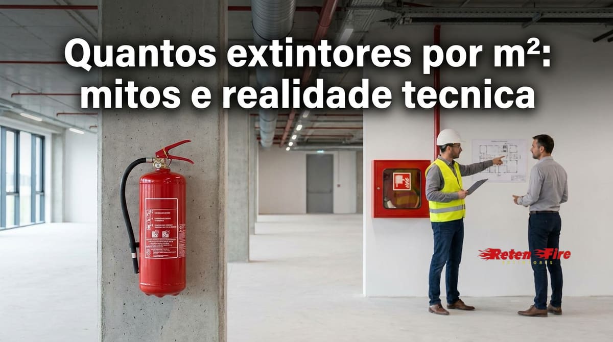 Quantos extintores por m²: mitos e realidade técnica
