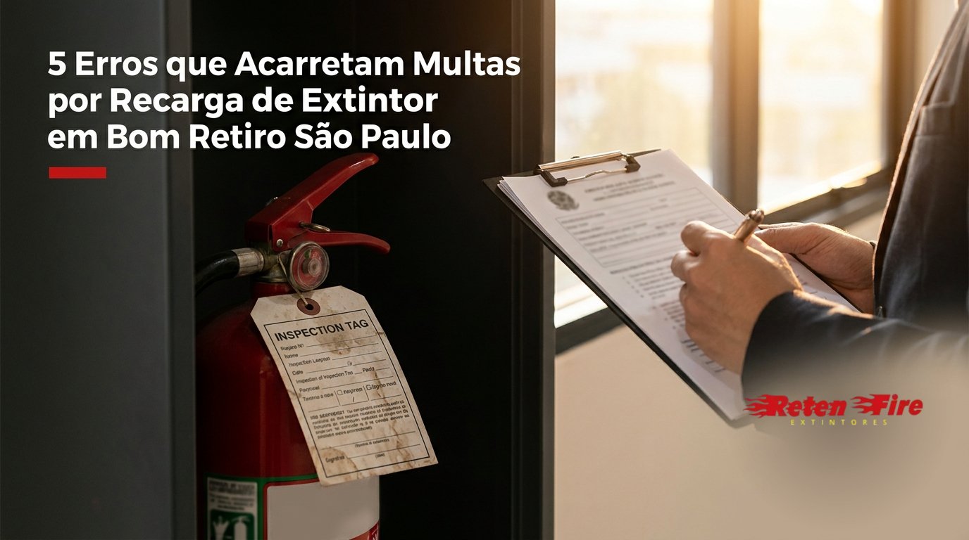 5 Erros que Acarretam Multas por Recarga de Extintor em Bom Retiro São Paulo