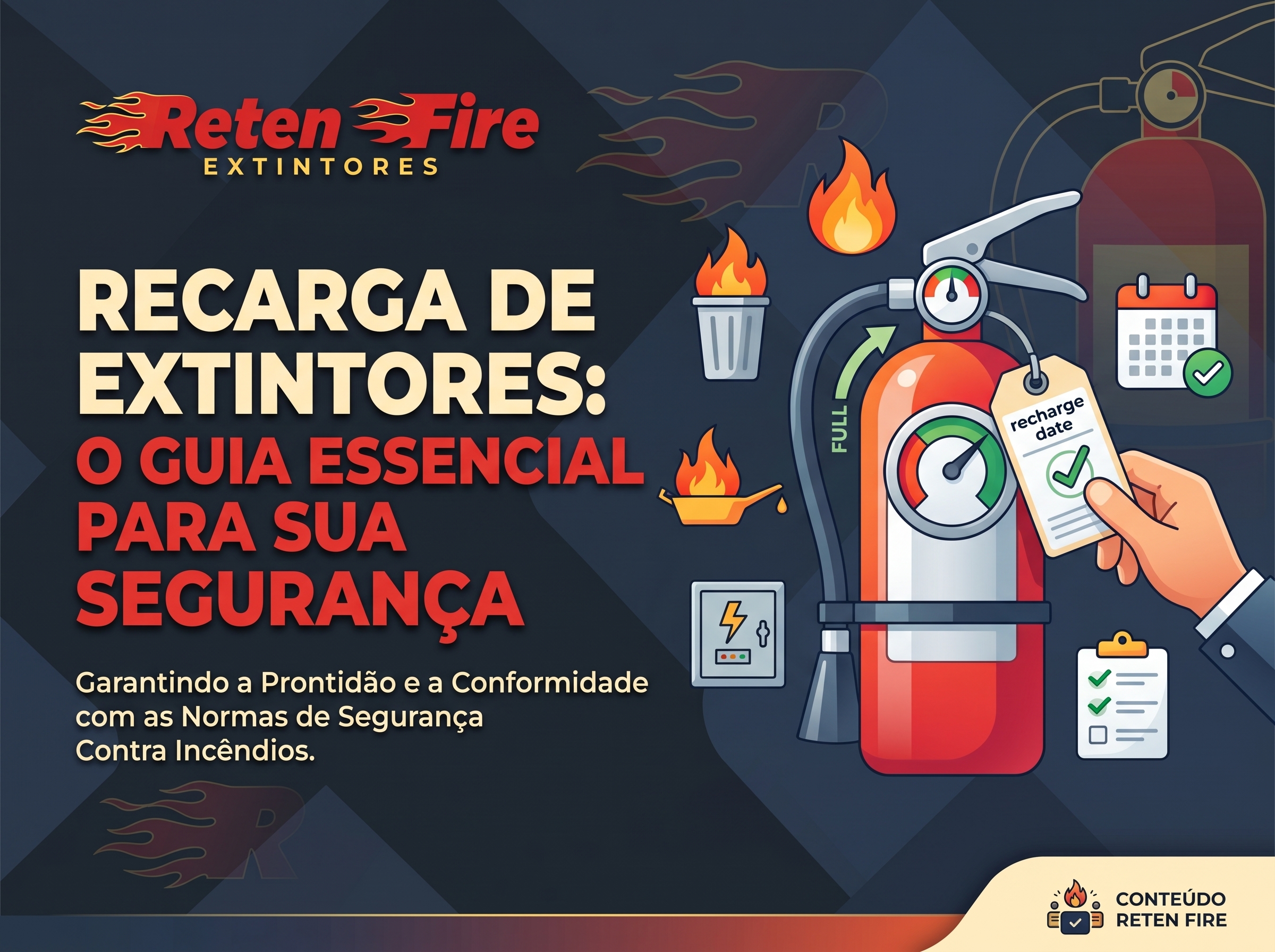 Recarga de Extintor em Guarulhos - Segurança Contra Incêndio