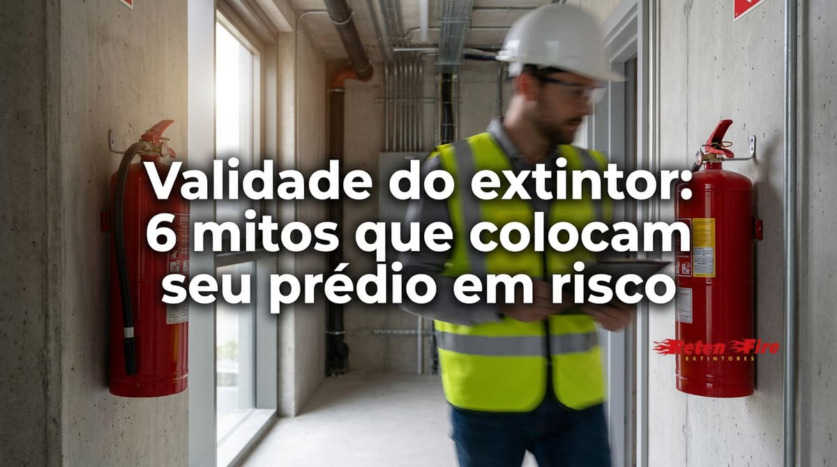 Validade do extintor: 6 mitos que colocam seu prédio em risco